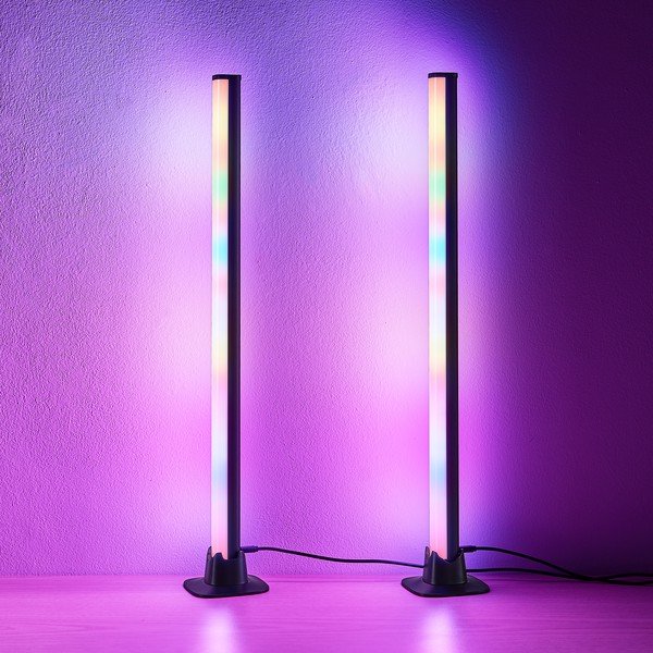 Črna kovinska LED namizna svetilka (višina 55 cm) Boy – Reality-image-4