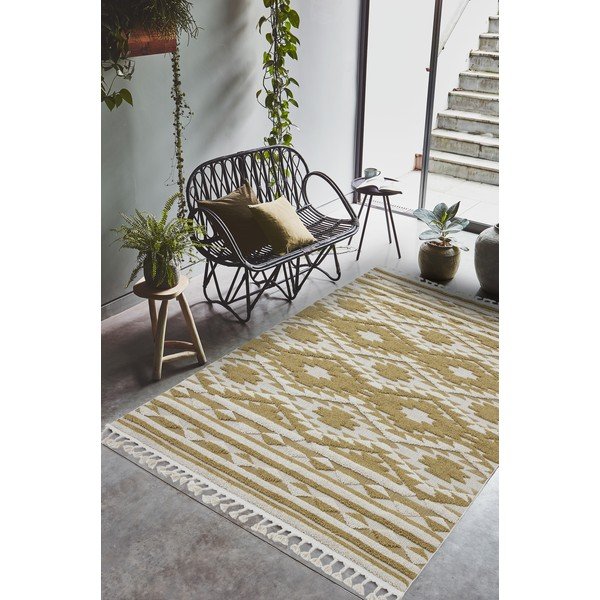 Rumena preproga Asiatic Carpets Taza, 120 x 170 cm-image-1