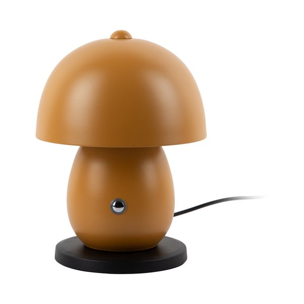 Oker rumena LED namizna svetilka s kovinskim senčilom (višina 18 cm) Mono LED – Leitmotiv