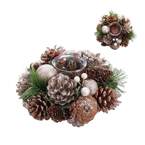 Plastičen/steklen svečnik – Casa Selección-image-1