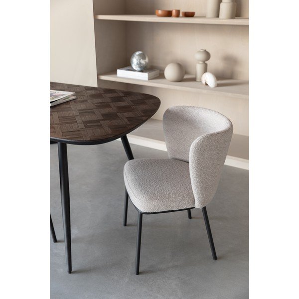 Jedilna miza iz masivnega tika 90x180 cm Webster – White Label-image-2