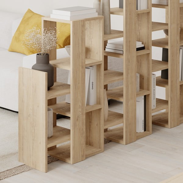 Regal v hrastovem dekorju 158x151 cm Anissa – Marckeric-image-4