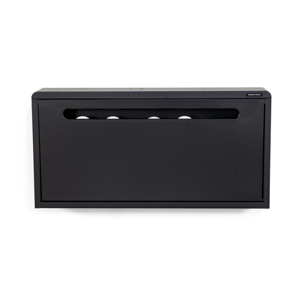 Črna kovinska preklopna/stenska omarica za čevlje 75x38x13 cm Mario – Spinder Design-image-4