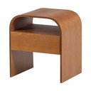 Nočna omarica s policami v naravni barvi Momo – WOOOD