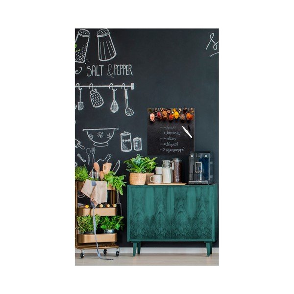 Magnetna tabla Styler Dark Spoons, 30 x 30 cm-image-1