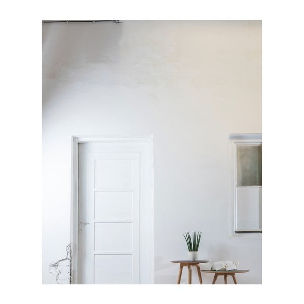 Kavna mizica iz hrastovega lesa s črnim vrhom Gazzda Arp, ⌀ 45 cm-image-2