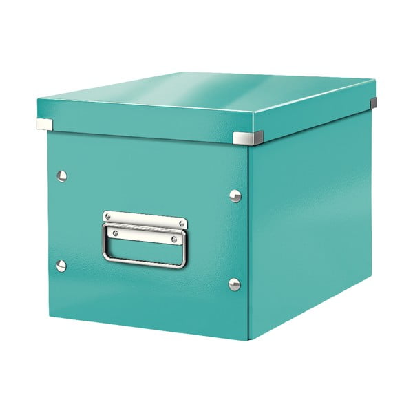 Turkizno modra škatla za shranjevanje Leitz Click&Store, dolžina 26 cm