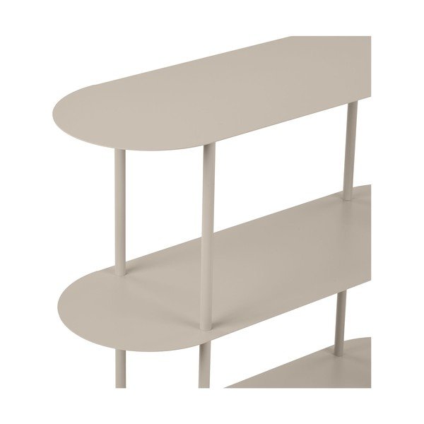 Bež kovinski regal 90x81x31 cm Rieti – House Nordic-image-3