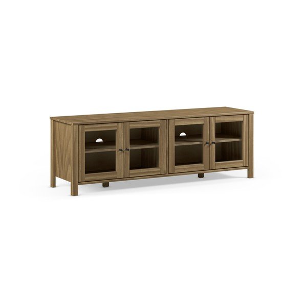 TV omarica iz masivnega bora v naravni barvi 150x50x40 cm Alessandra – Marckeric