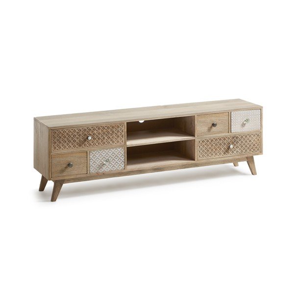 TV omarica iz mangovega lesa Kave Home Hood-image-2