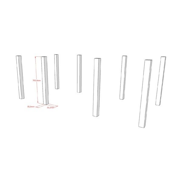 Noge za posteljo Forrest – Vipack-image-2