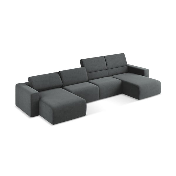 Siva kotna sedežna garnitura Kalea – Makamii-image-1