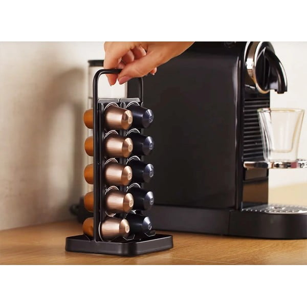 Črno stojalo za kapsule Online – Tescoma-image-1