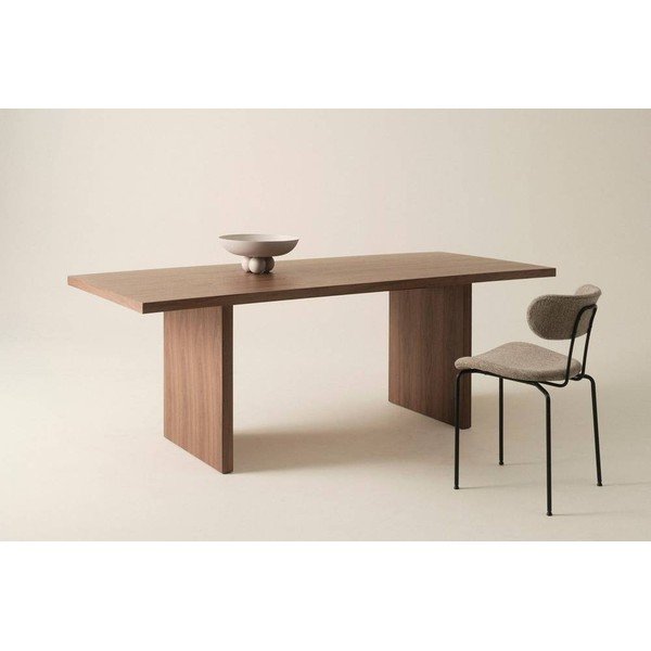 Jedilna miza v orehovem dekorju 90x210 cm Aspelund – Jotex-image-1