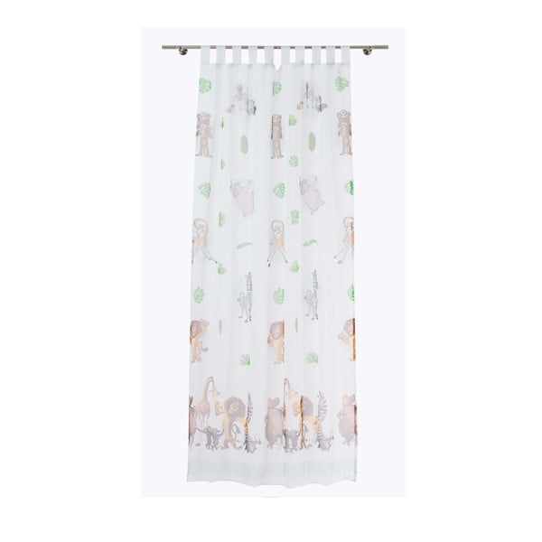 Otroška prosojna zavesa 140x245 cm Madagascar - Mendola Fabrics
