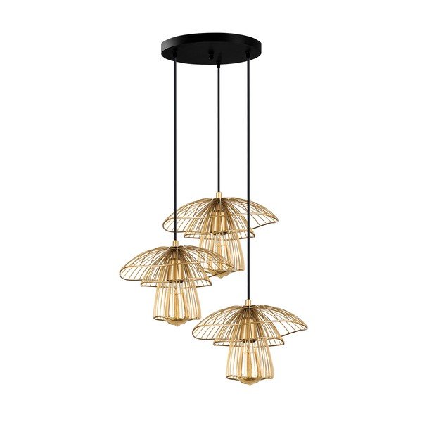 Zlata viseča svetilka Squid Lighting Root, višina 117 cm-image-3