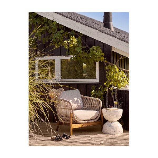 Keramična okrogla vrtna mizica ø 40 cm Bonita – House Nordic-image-3