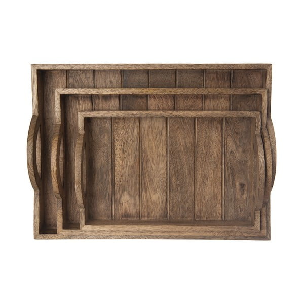 Servirni lesen pladenj 30.5x40.5 cm Mango – Orion-image-4