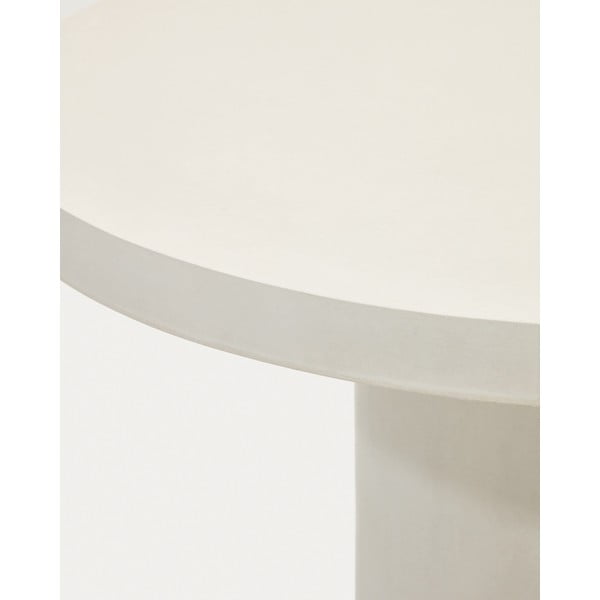 Betonska okrogla vrtna jedilna miza ø 120 cm Aiguablava - Kave Home-image-2