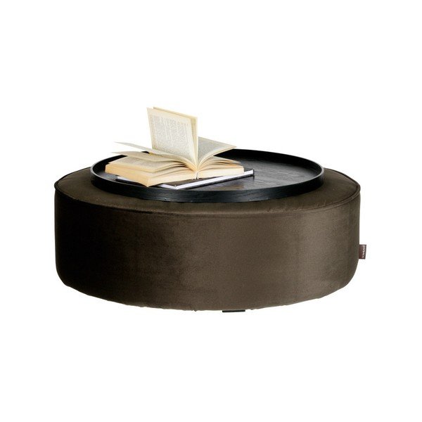 Rjava pouf WOOOD-image-2