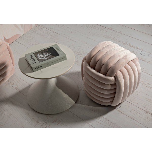 Okrogla stranska mizica s keramično ploščo ø 45 cm Fush – Mauro Ferretti-image-2