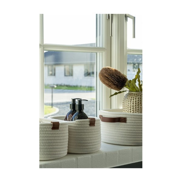 Tekstilne košare za kopalnico v kompletu 3 ks 35x25x13 cm Jarana – House Nordic-image-2