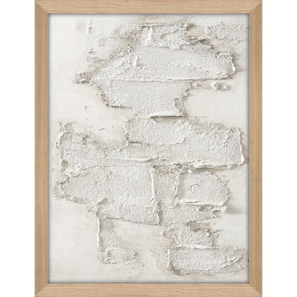Ročno naslikana slika 32,5x42,5 cm White rock – Malerifabrikken