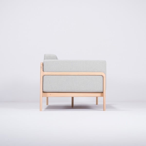 Modro-siv kavč s hrastovo strukturo Gazzda Fawn, 180 cm-image-2