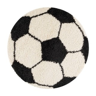 Črno-kremno bela otroška preproga ø 100 cm Fun – Ayyildiz Carpets