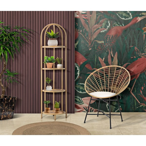 Kovinski jedilni stol v naravni barvi Panama - Mauro Ferretti-image-1