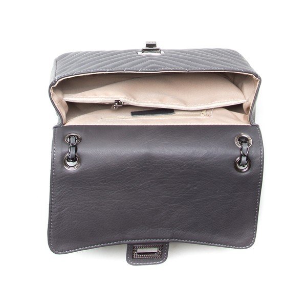 Usnjena torbica Anna Luchini 2118 Grigio-image-3