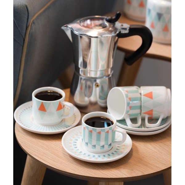 Komplet 4 skodelic za espresso Geometti-image-1