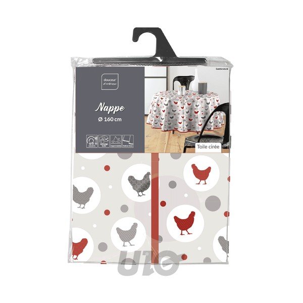 Pralen namizni prt ø 160 cm Suzette – douceur d'intérieur-image-2