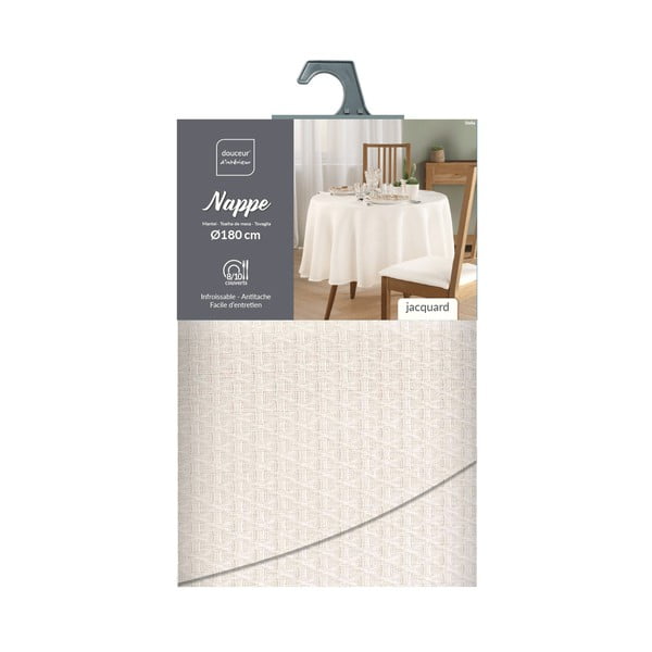 Namizni prt iz žakarja ø 180 cm Stella – douceur d'intérieur-image-4