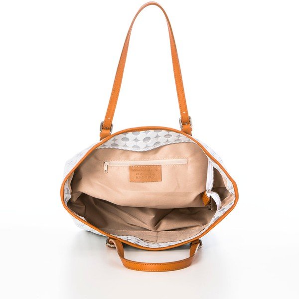 Usnjena torbica Margherita White-image-2