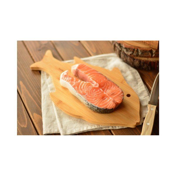 Servirni pladenj iz bambusovega lesa v obliki ribe Bambum-image-1