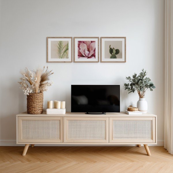 Tiskane slike v kompletu 3 ks z okvirjem 30x30 cm Fresh – Styler-image-2