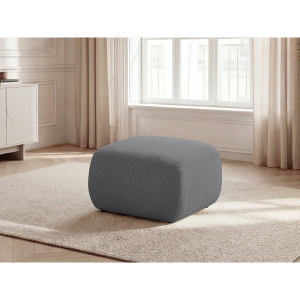 Siv tabure iz tkanine bouclé Montaigne – Bobochic Paris-image-1