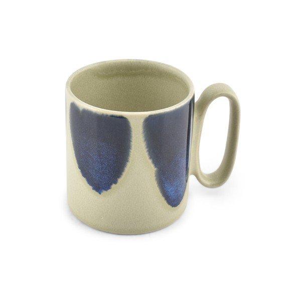 Modra/bež skodelica iz kamenine 390 ml Paint – Salt&Pepper-image-2