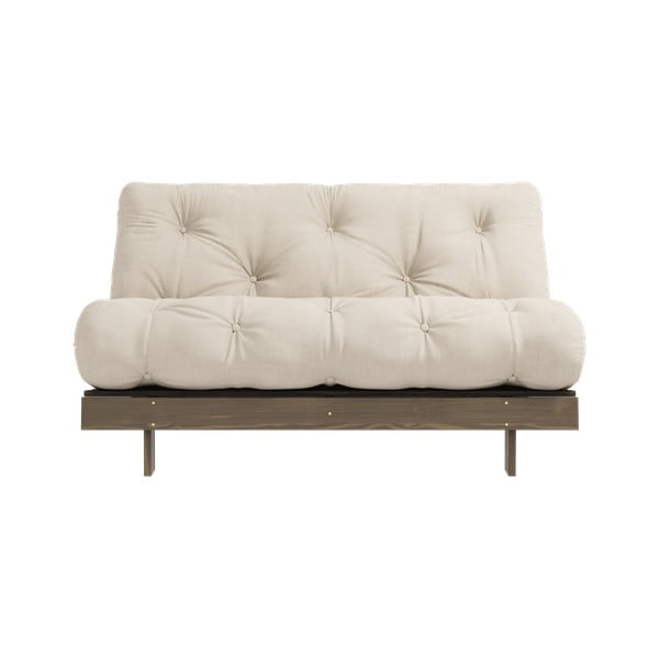 Bež/kremno bela raztegljiva sedežna garnitura 140 cm Roots – Karup Design