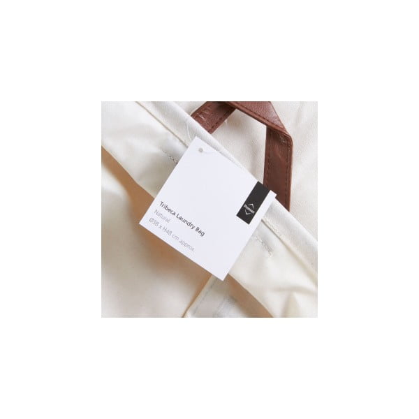 Bela košara za perilo Premier Housewares Tribeca, 54 l-image-1