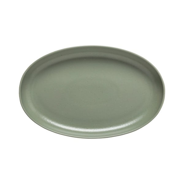 Svetlo zelen lončen servirni krožnik 32x20.5 cm Pacifica – Casafina
