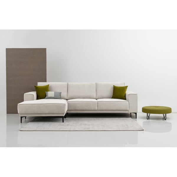 Kremno bela kotna sedežna garnitura (levi kot) Copenhagen – Scandic-image-1