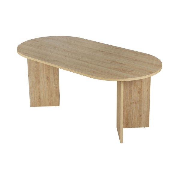 Jedilna miza v hrastovem dekorju 89,5x180 cm Sablin – Kalune Design-image-1