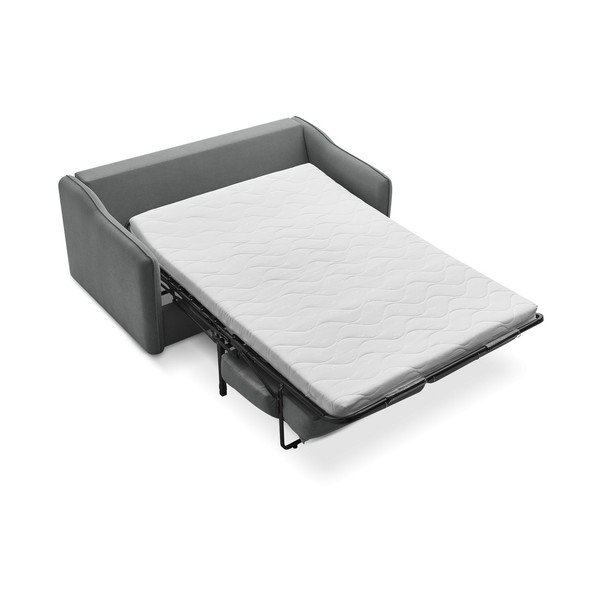 Temno siva sedežna garnitura za spanje/raztegljiva 178 cm Lenny – Bobochic Paris-image-4