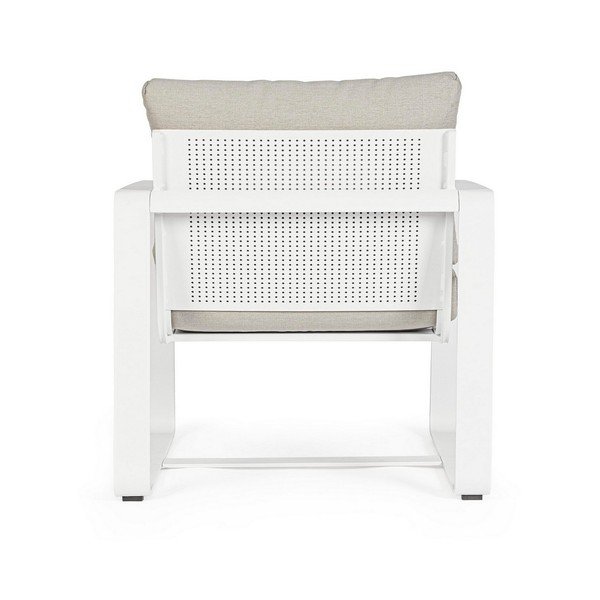 Bel kovinski vrtni fotelj Merrigan   – Bizzotto-image-4