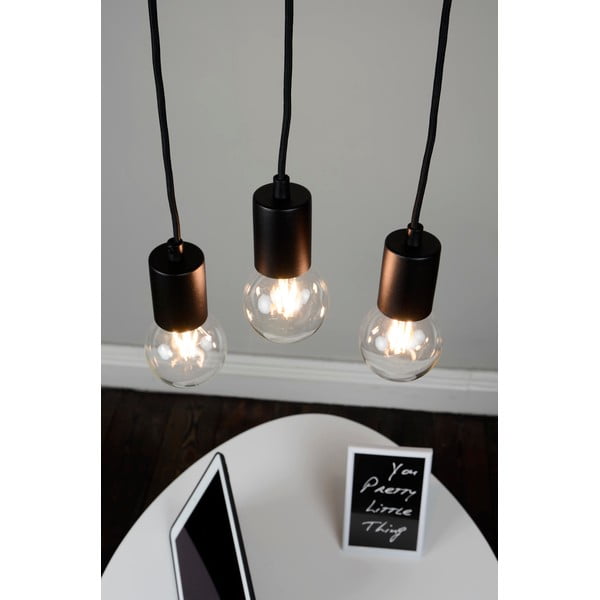 Črna viseča svetilka Sotto Luce Cero Basic-image-2