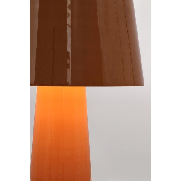 Oranžna kovinska LED namizna svetilka s kovinskim senčilom (višina 51 cm) Turner – Bizzotto-image-2