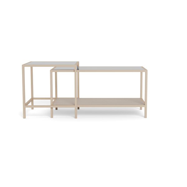 Sive jeklene mizice v kompletu 2 ks 50x90 cm Seaford – Actona-image-4