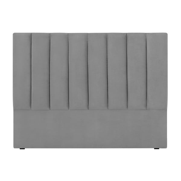 Sivo oblazinjeno vzglavje 180x120 cm LA - Cosmopolitan Design